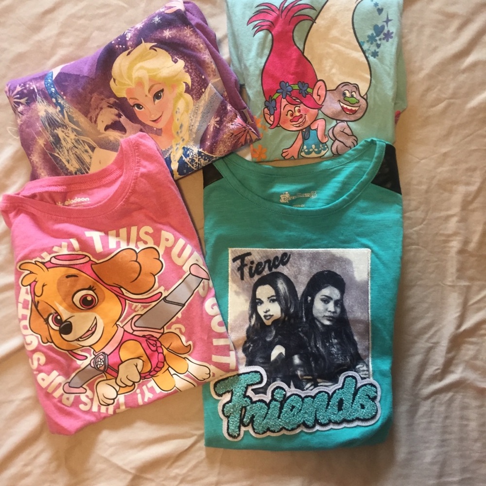 Girls Character T-Short Bundle